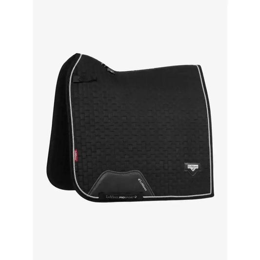 Lemieux Puissance Suede Dressage Square Black-Dressage Saddle Pads-Lemieux-Small/Medium-Black-Horsey Shopping
