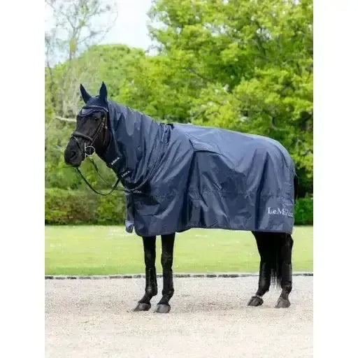 Lemieux Rain Sheet Navy-Rain Sheets-Lemieux-Navy-Small-Horsey Shopping