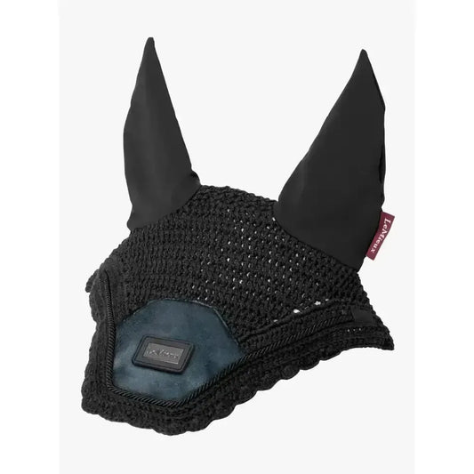 Lemieux Rhone Fly Hood Petrol Blue-Horse Ear Bonnets-Lemieux-Petrol Blue-Medium-Horsey Shopping