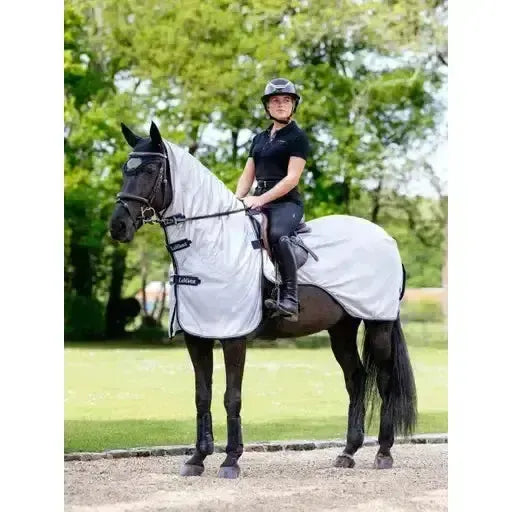 Lemieux Ride On Fly Rug Grey-Ride On Fly Rugs-Lemieux-Grey-X-Small-Horsey Shopping