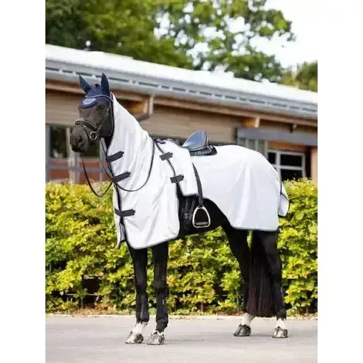 Lemieux Ride On Fly Rug Grey-Ride On Fly Rugs-Lemieux-Grey-X-Small-Horsey Shopping
