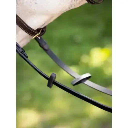 Lemieux Rubber Martingale Stoppers Black-Rein Stops-Lemieux-One Size-Black-Horsey Shopping