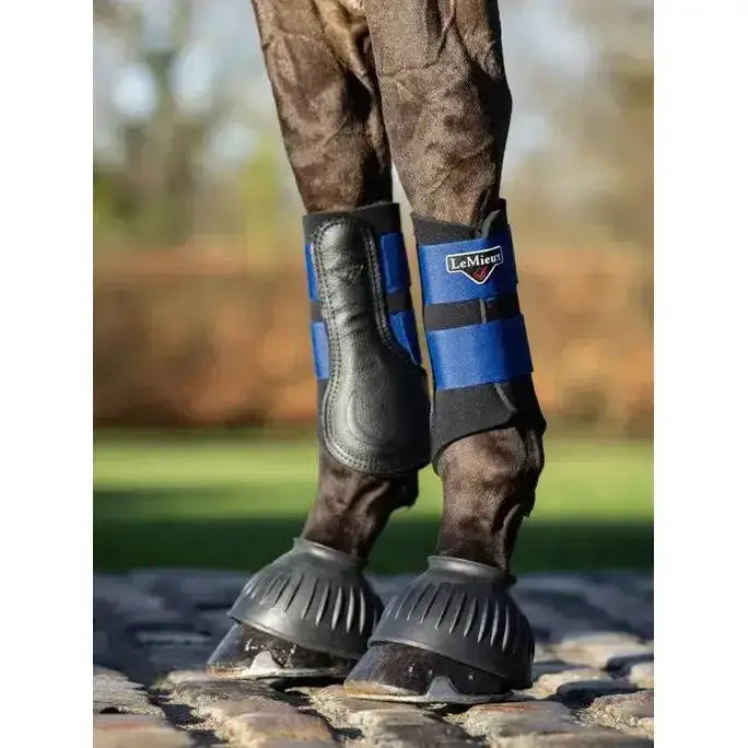 Lemieux Rubber Pull On Over Reach Boots Black-Over Reach Boots-Lemieux-Small-Black-Horsey Shopping