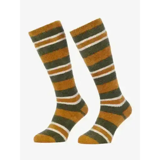 Lemieux Sabrina Stripe Fluffies Alpine-Riding Socks-Lemieux-Junior-Alpine-Horsey Shopping