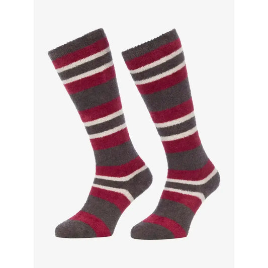 Lemieux Sabrina Stripe Fluffies Ember-Riding Socks-Lemieux-Junior-Ember-Horsey Shopping