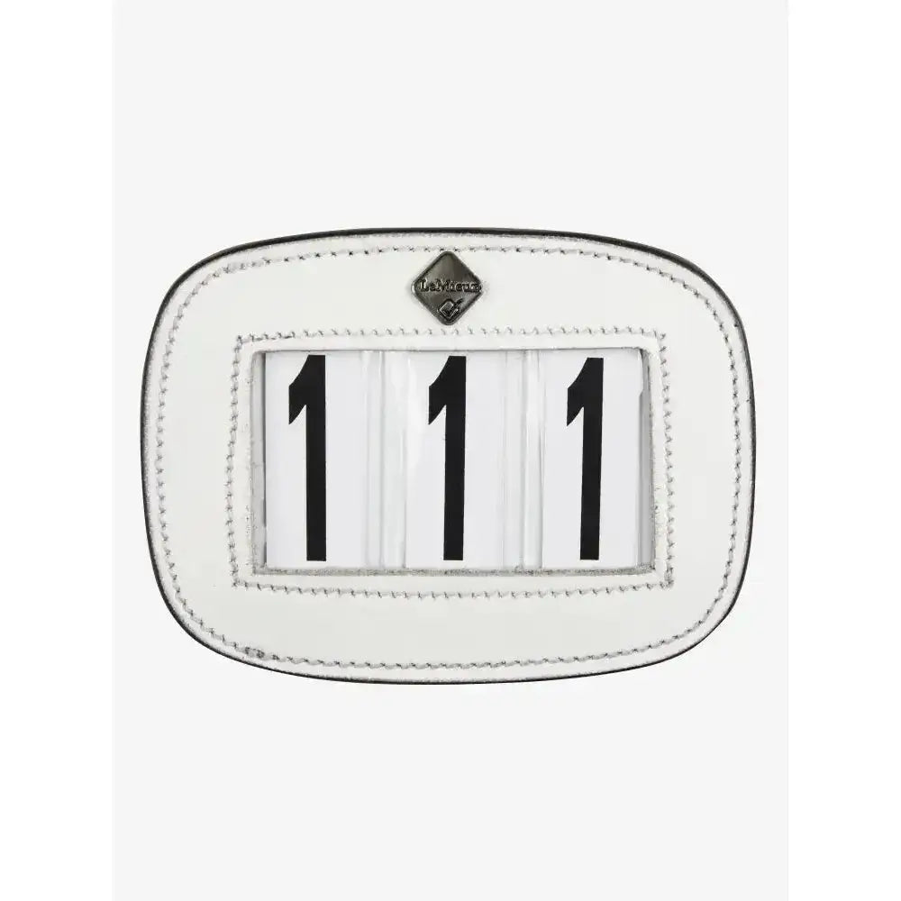 Lemieux Saddle Number Holder White-Number Holders-Lemieux-White-Horsey Shopping