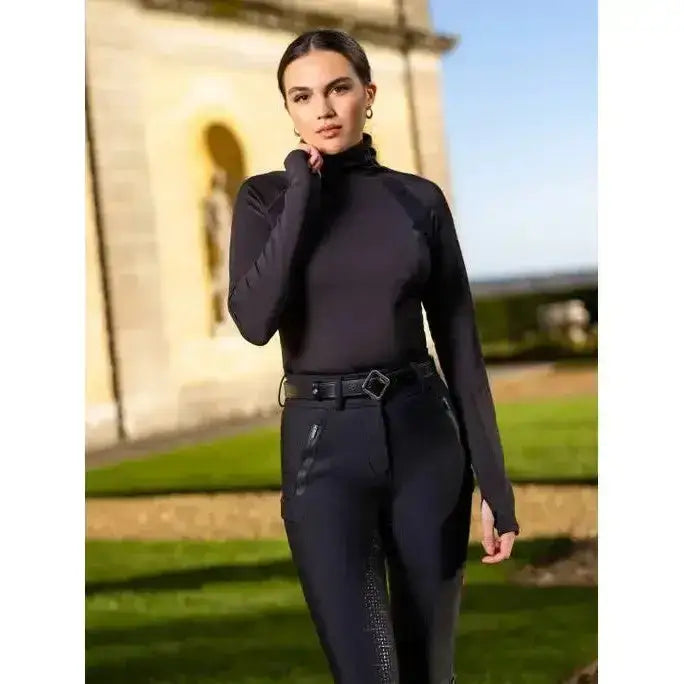 Lemieux Sara Snood Base Layer Black-Base Layers-Lemieux-UK 6-Black-Horsey Shopping
