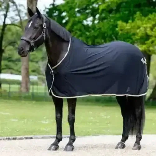 Lemieux Scrim Black Cooler Rug-Cooler Rugs-Lemieux-Black-5'6"-Horsey Shopping