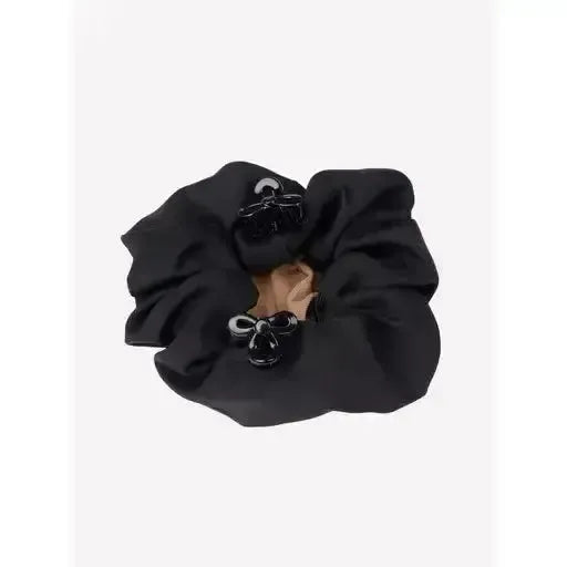 Lemieux Scrunchie with Crystal Hair Net Black/Blonde-Hair Nets-Lemieux-Black/Blonde-One Size-Horsey Shopping