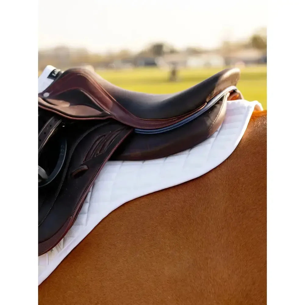 Lemieux Self-Cool Close Contact Half Square White-Saddle Pads-Lemieux-White-Large-Horsey Shopping