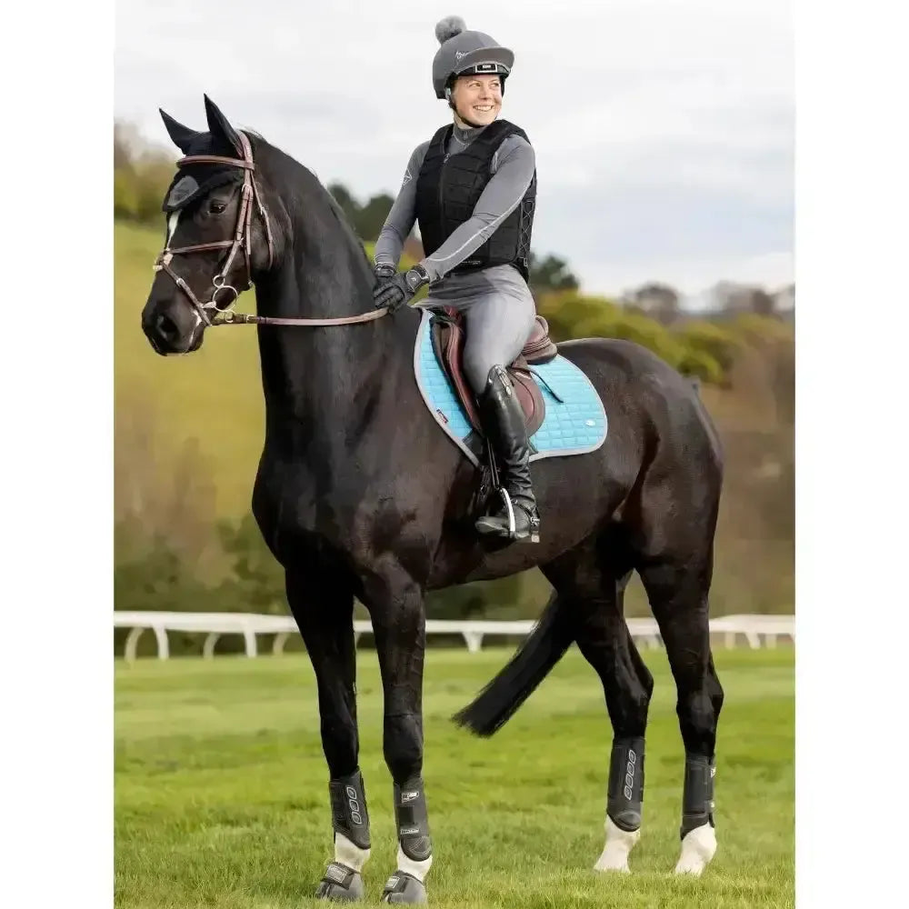 Lemieux Self-Cool Close Contact Square Cool Blue-Saddle Pads-Lemieux-Cool Blue-Large-Horsey Shopping