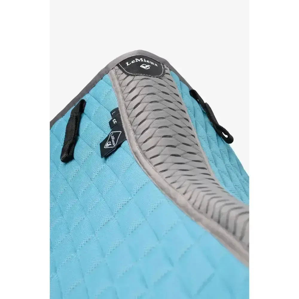 Lemieux Self-Cool Close Contact Square Cool Blue-Saddle Pads-Lemieux-Cool Blue-Large-Horsey Shopping