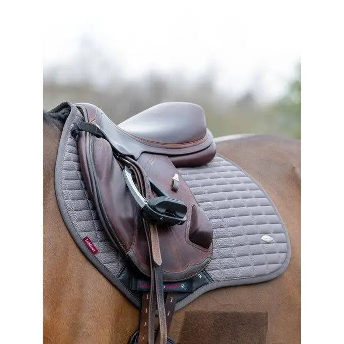 Lemieux Self-Cool Close Contact Square Polar Grey-Saddle Pads-Lemieux-Large-Grey-Horsey Shopping