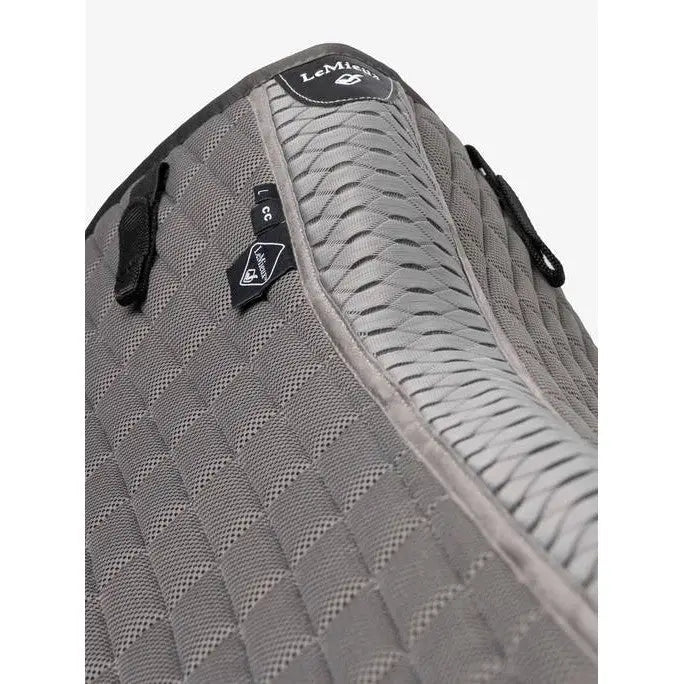 Lemieux Self-Cool Close Contact Square Polar Grey-Saddle Pads-Lemieux-Large-Grey-Horsey Shopping