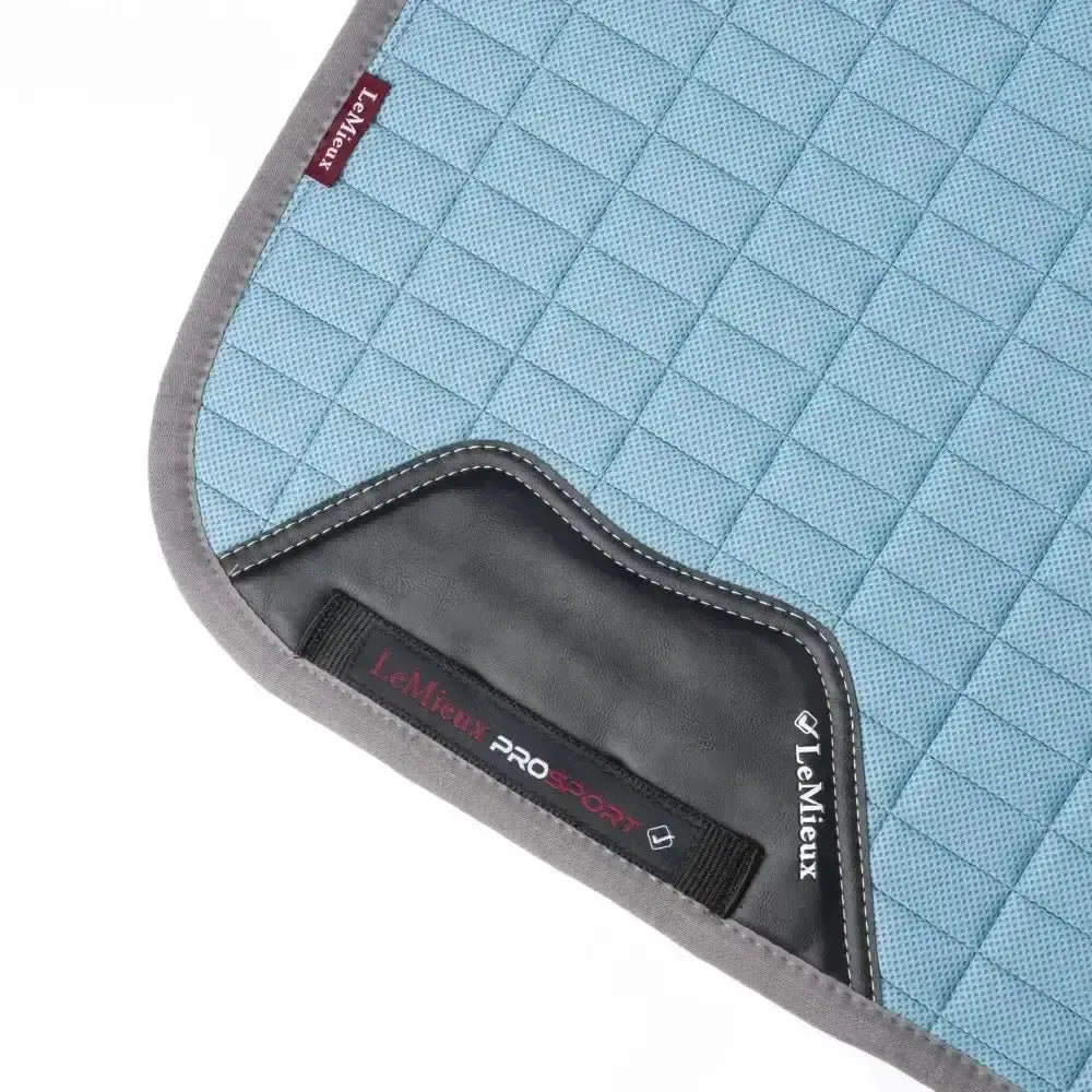 Lemieux Self-Cool Dressage Square Cool Blue-Dressage Saddle Pads-Lemieux-Cool Blue-Large-Horsey Shopping