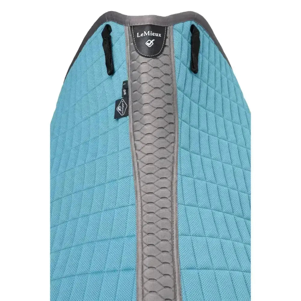 Lemieux Self-Cool Dressage Square Cool Blue-Dressage Saddle Pads-Lemieux-Cool Blue-Large-Horsey Shopping