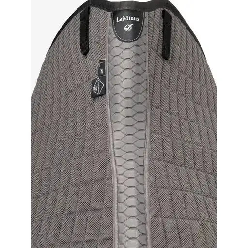 Lemieux Self-Cool Dressage Square Polar Grey-Dressage Saddle Pads-Lemieux-Large-Grey-Horsey Shopping