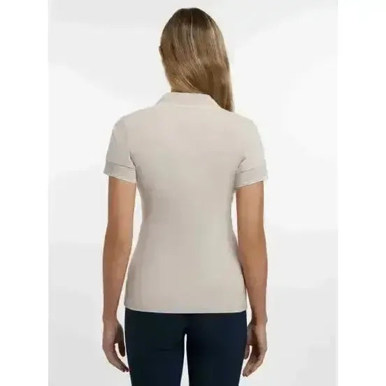 Lemieux Serena Sports Polo Stone-Polo Shirts-Lemieux-Stone-UK 6-Horsey Shopping
