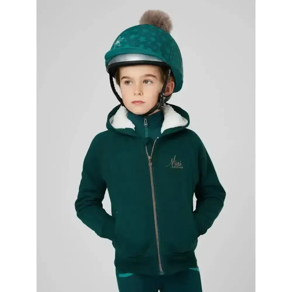 Lemieux Sherpa Lined Lily Hoodie Spruce-Hoodies-Lemieux-Spruce-3-4 Years-Horsey Shopping