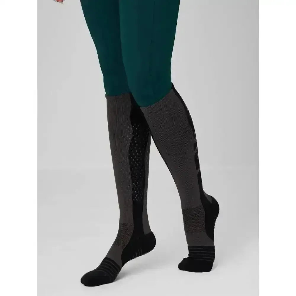 Lemieux Silicone Performance Sock Graphite-Riding Socks-Lemieux-Junior-Horsey Shopping