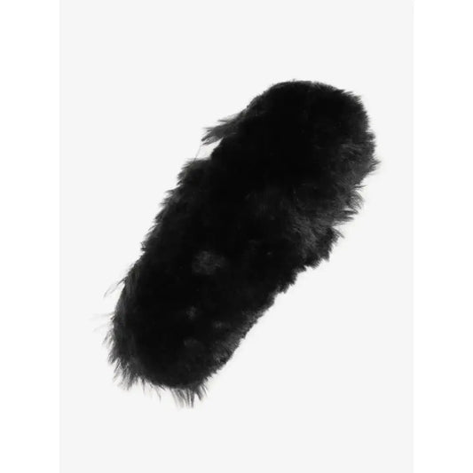 Lemieux Simuwool Chin/ Noseband Guard Black-Curb Chain Guards-Lemieux-One Size-Black-Horsey Shopping
