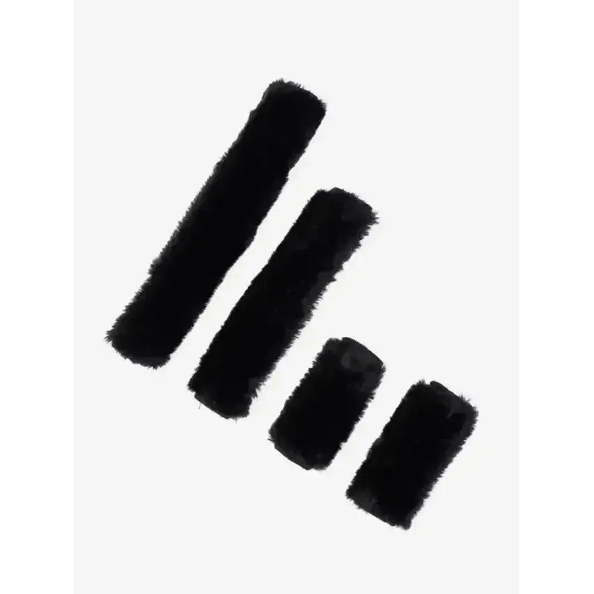 Lemieux Simuwool Headcollar Set Black-Headbands-Lemieux-One Size-Black-Horsey Shopping
