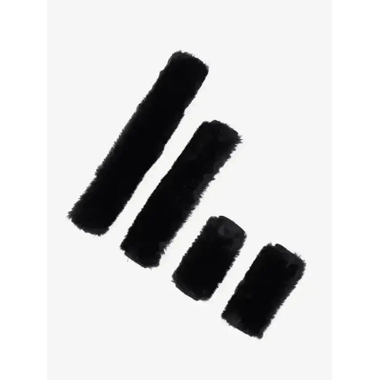 Lemieux Simuwool Headcollar Set Black-Headbands-Lemieux-One Size-Black-Horsey Shopping