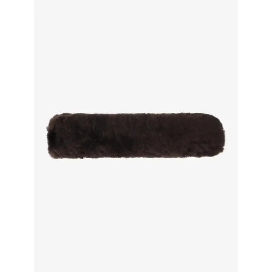 Lemieux Simuwool Noseband Cover Brown-Noseband Covers-Lemieux-One Size-Brown-Horsey Shopping