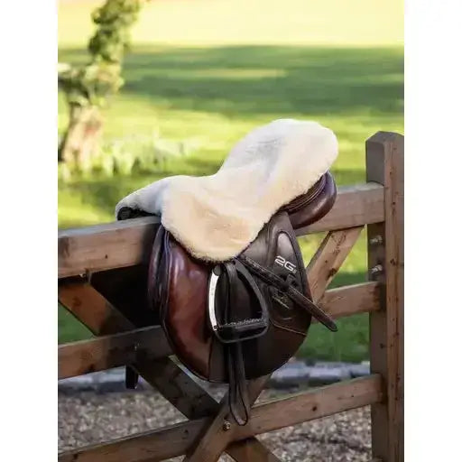 Lemieux Simuwool Seat Saver Natural-Seat Savers-Lemieux-Natural-Horsey Shopping