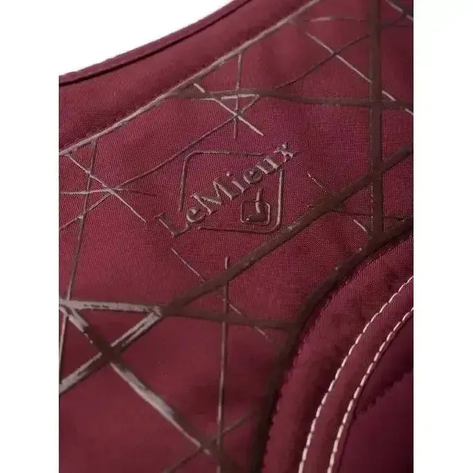 Lemieux Soft Shell Anti Slip Close Contact Square Burgundy-Saddle Pads-Lemieux-Large-Burgundy-Horsey Shopping