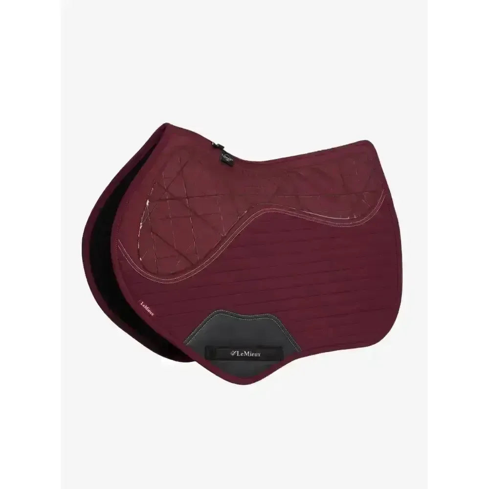 Lemieux Soft Shell Anti Slip Close Contact Square Burgundy-Saddle Pads-Lemieux-Large-Burgundy-Horsey Shopping