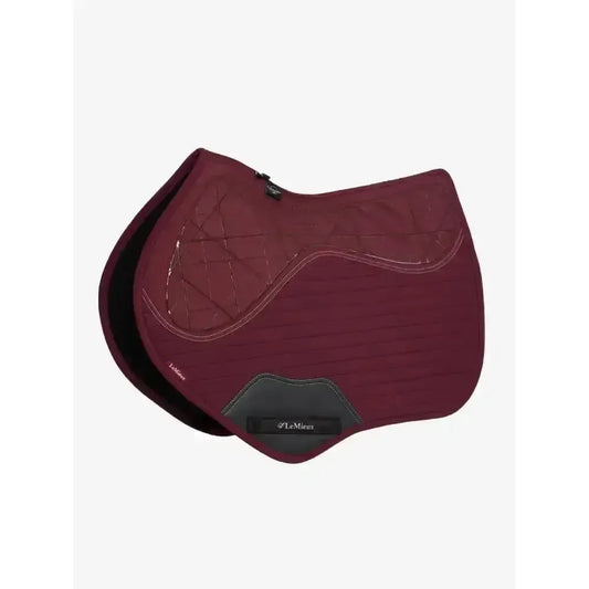 Lemieux Soft Shell Anti Slip Close Contact Square Burgundy-Saddle Pads-Lemieux-Large-Burgundy-Horsey Shopping