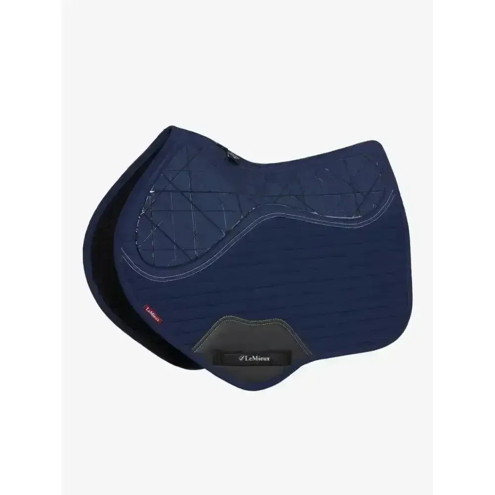 Lemieux Soft Shell Anti Slip Close Contact Square Navy-Saddle Pads-Lemieux-Large-Navy-Horsey Shopping