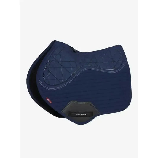 Lemieux Soft Shell Anti Slip Close Contact Square Navy-Saddle Pads-Lemieux-Large-Navy-Horsey Shopping