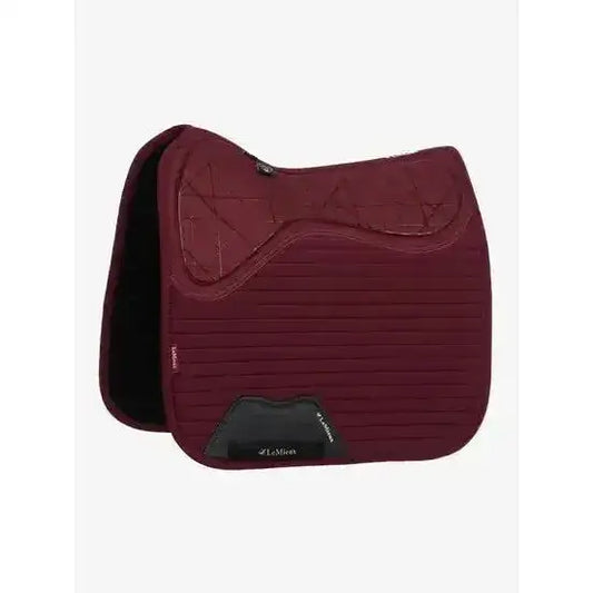 Lemieux Soft Shell Anti Slip Dressage Square Burgundy-Dressage Saddle Pads-Lemieux-One Size-Burgundy-Horsey Shopping