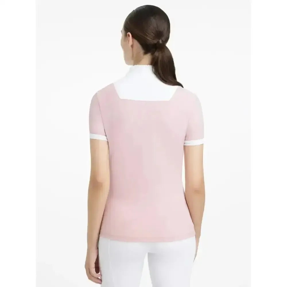 Lemieux Sophia Short Sleeve Pleated Show Shirt Blossom-Show Shirts-Lemieux-Blossom-UK 6-Horsey Shopping