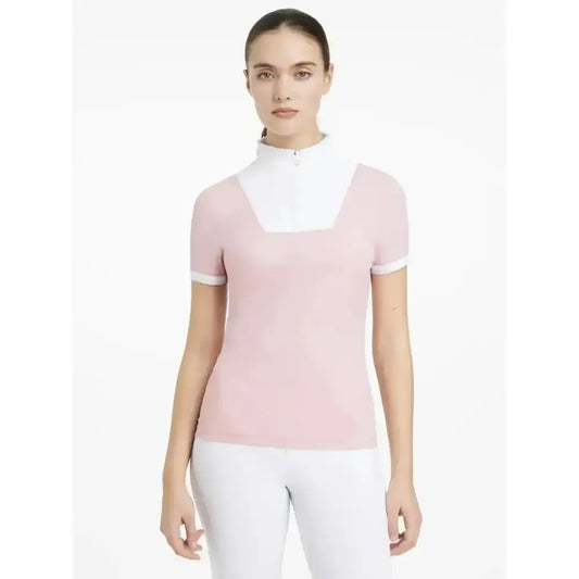 Lemieux Sophia Short Sleeve Pleated Show Shirt Blossom-Show Shirts-Lemieux-Blossom-UK 6-Horsey Shopping