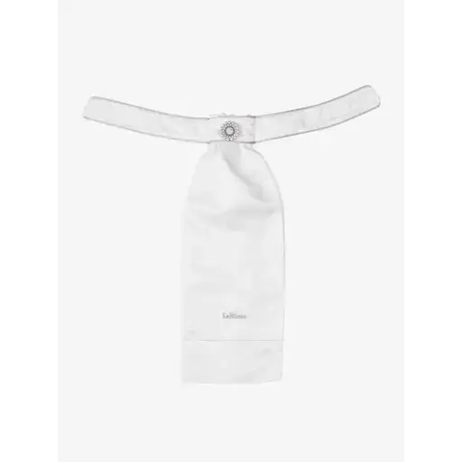 Lemieux Sparkle Stock White-Ready-Tied Stocks-Lemieux-White-One Size-Horsey Shopping