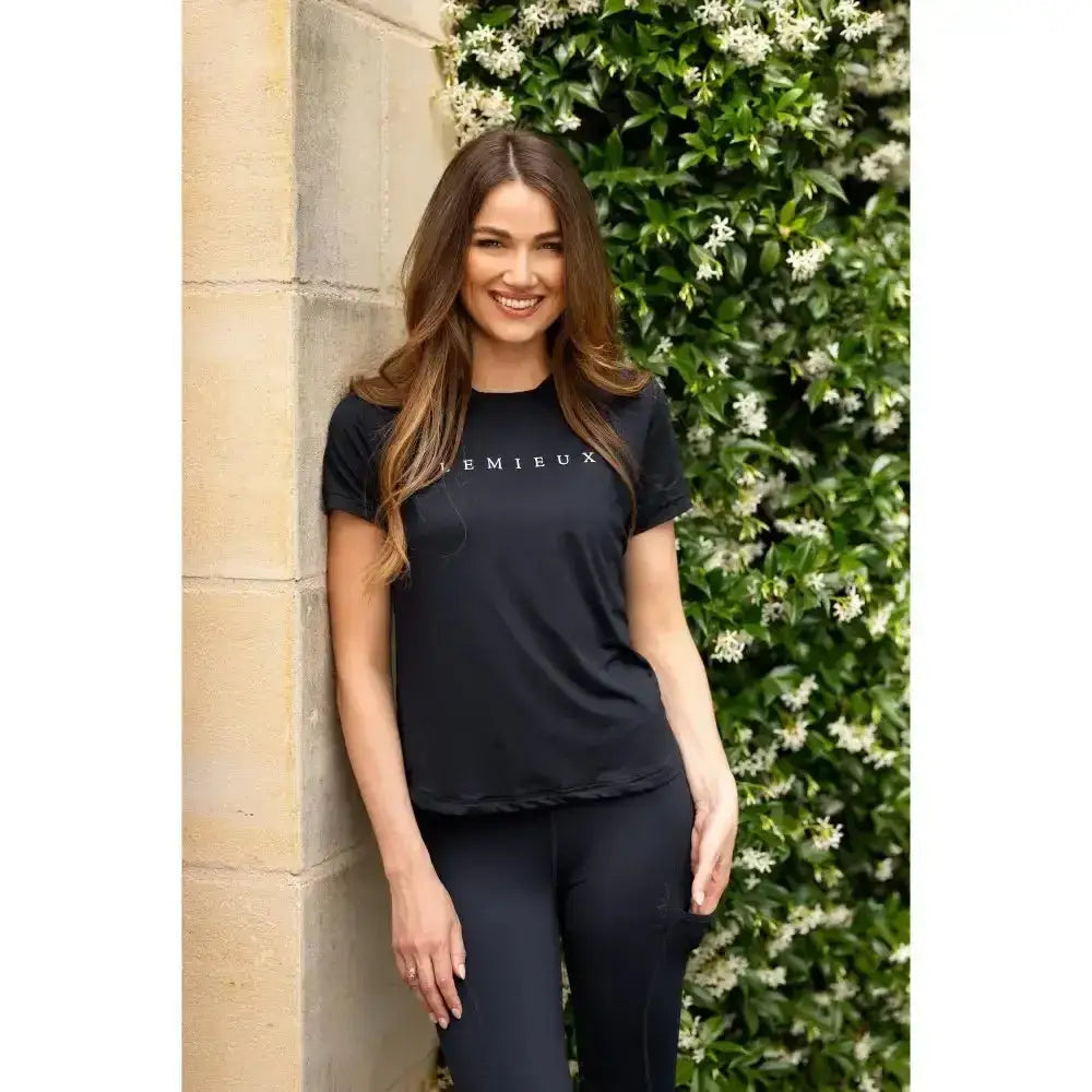 Lemieux Sports T-Shirt Black-T Shirts-Lemieux-6-Horsey Shopping
