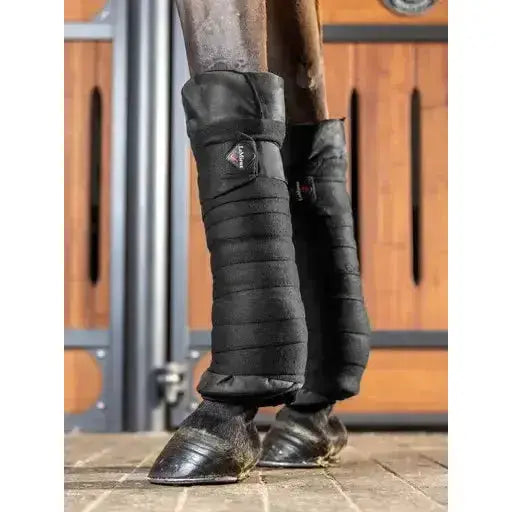 Lemieux Stable Bandages Black-Bandages & Wraps-Lemieux-One Size-Black-Horsey Shopping