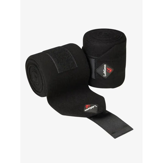 Lemieux Stable Bandages Black-Bandages & Wraps-Lemieux-One Size-Black-Horsey Shopping