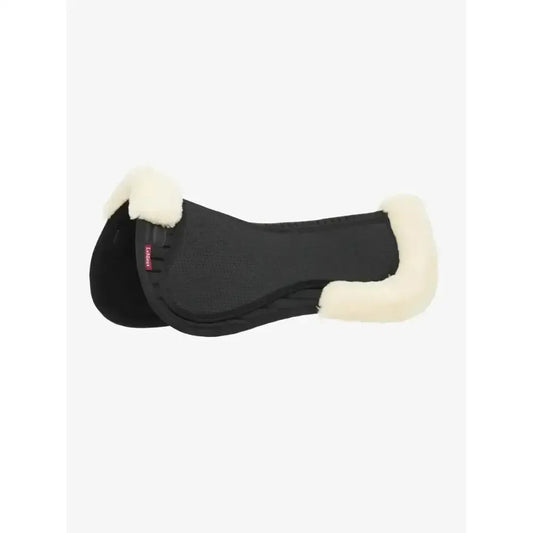 Lemieux Streamline Half Pad Black/Natural-Corrective Saddle Pads-Lemieux-Black/Natural-Medium-Horsey Shopping