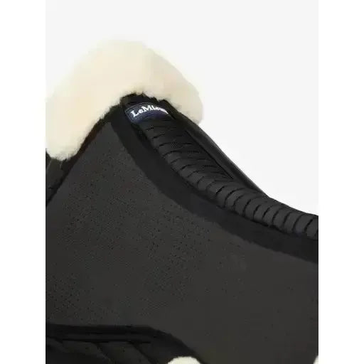 Lemieux Streamline Half Pad Black/Natural-Corrective Saddle Pads-Lemieux-Black/Natural-Medium-Horsey Shopping