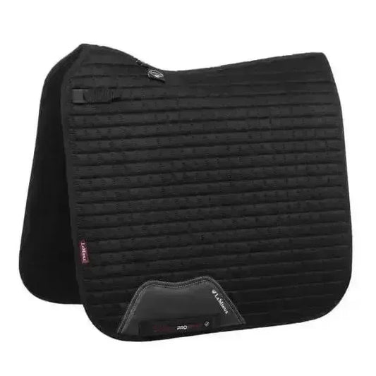 Lemieux Suede Dressage Square Black-Dressage Saddle Pads-Lemieux-Black-Large-Horsey Shopping