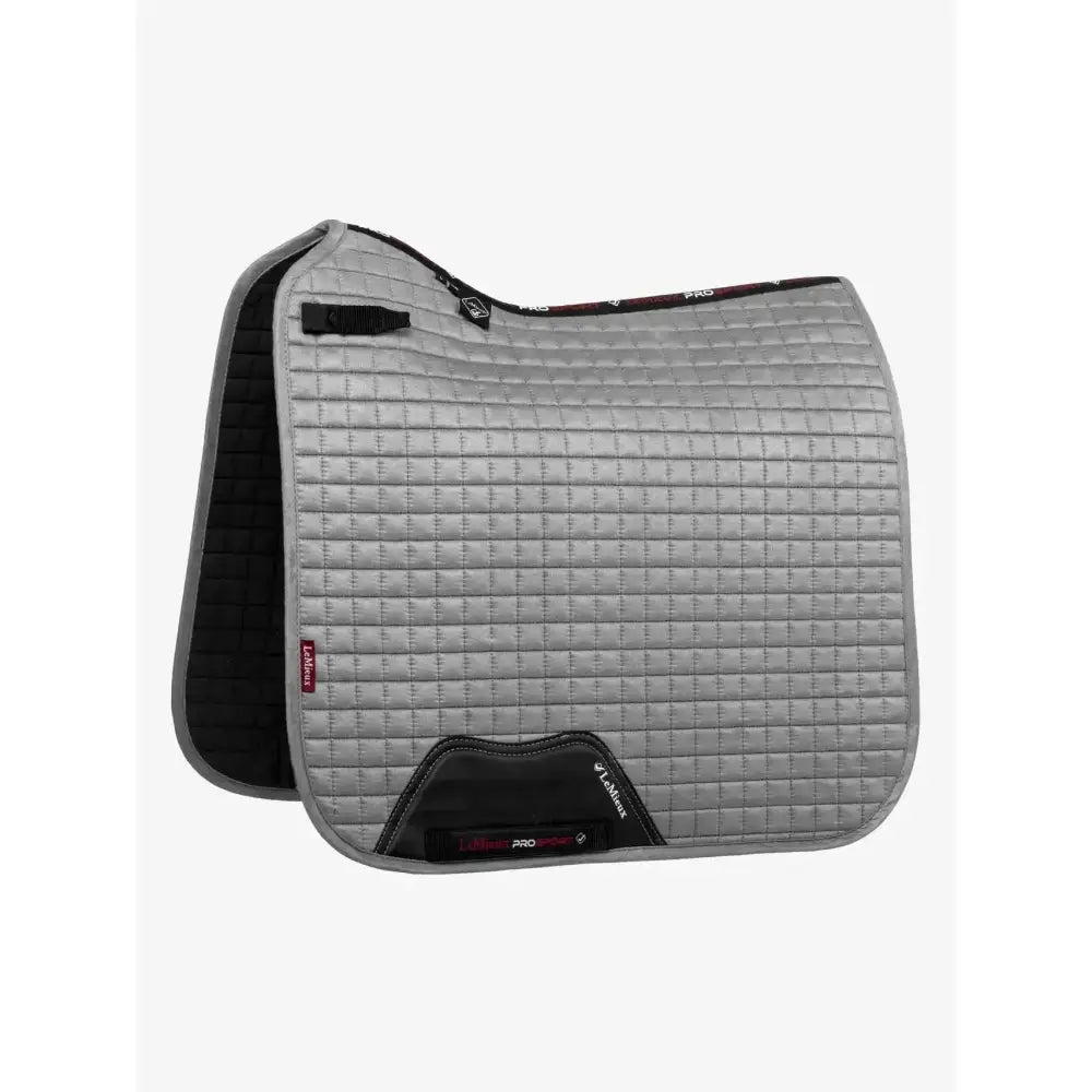 Lemieux Suede Dressage Square Grey-Dressage Saddle Pads-Lemieux-Large-Grey-Horsey Shopping