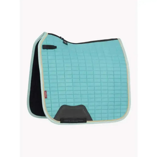 Lemieux Suede Dressage Square Lagoon-Dressage Saddle Pads-Lemieux-Lagoon-Small/Medium-Horsey Shopping