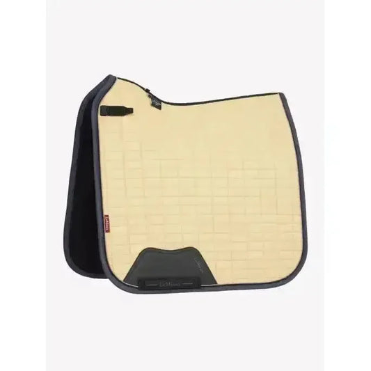 Lemieux Suede Dressage Square Mimosa-Dressage Saddle Pads-Lemieux-Mimosa-Small/Medium-Horsey Shopping