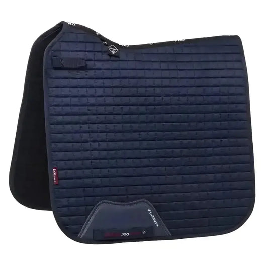 Lemieux Suede Dressage Square Navy-Dressage Saddle Pads-Lemieux-Navy-S/M-Horsey Shopping