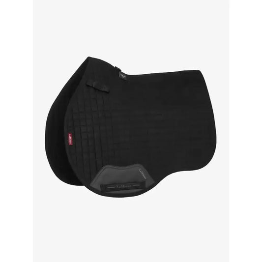 Lemieux Suede GP Square Black-Saddle Pads-Lemieux-Black-Small/Medium-Horsey Shopping