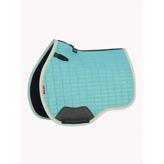 Lemieux Suede GP Square Lagoon-Saddle Pads-Lemieux-Lagoon-Small/Medium-Horsey Shopping